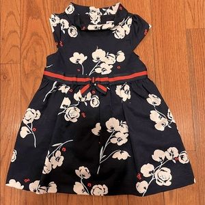 Janie and Jack NWT 6-12 month navy floral dress